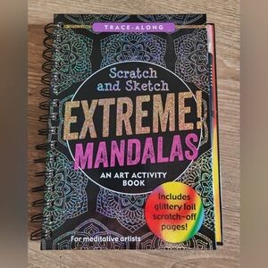 Extreme Mandalas Scratch and Sketch Art Activity Book